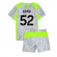 Manchester City Oscar Bobb #52 Tretí Detský futbalový dres 2025-26 Krátky Rukáv (+ trenírky)